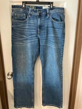 TK Axel Relaxed Fit Men's Blue Jeans - Classic Everyday Denim 34x30 slim boot cu